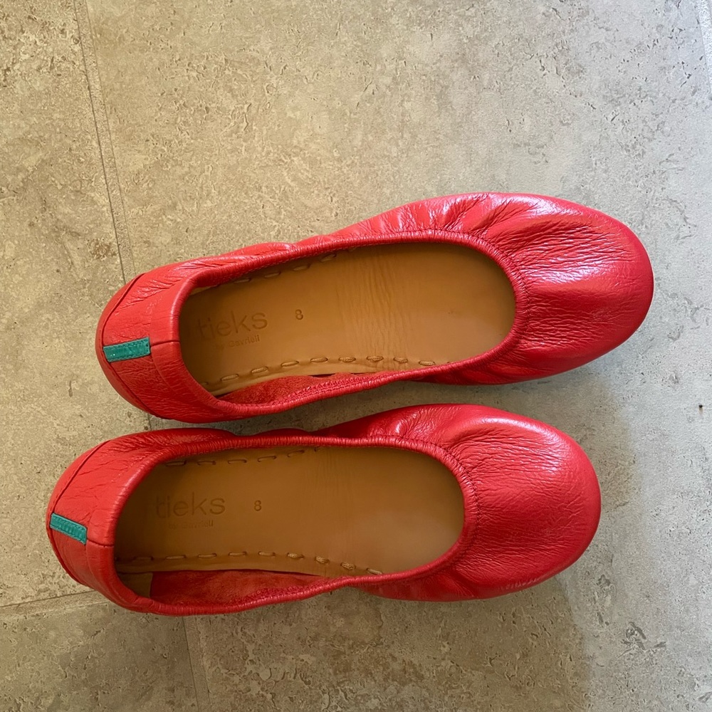 Tieks limited edition poppy